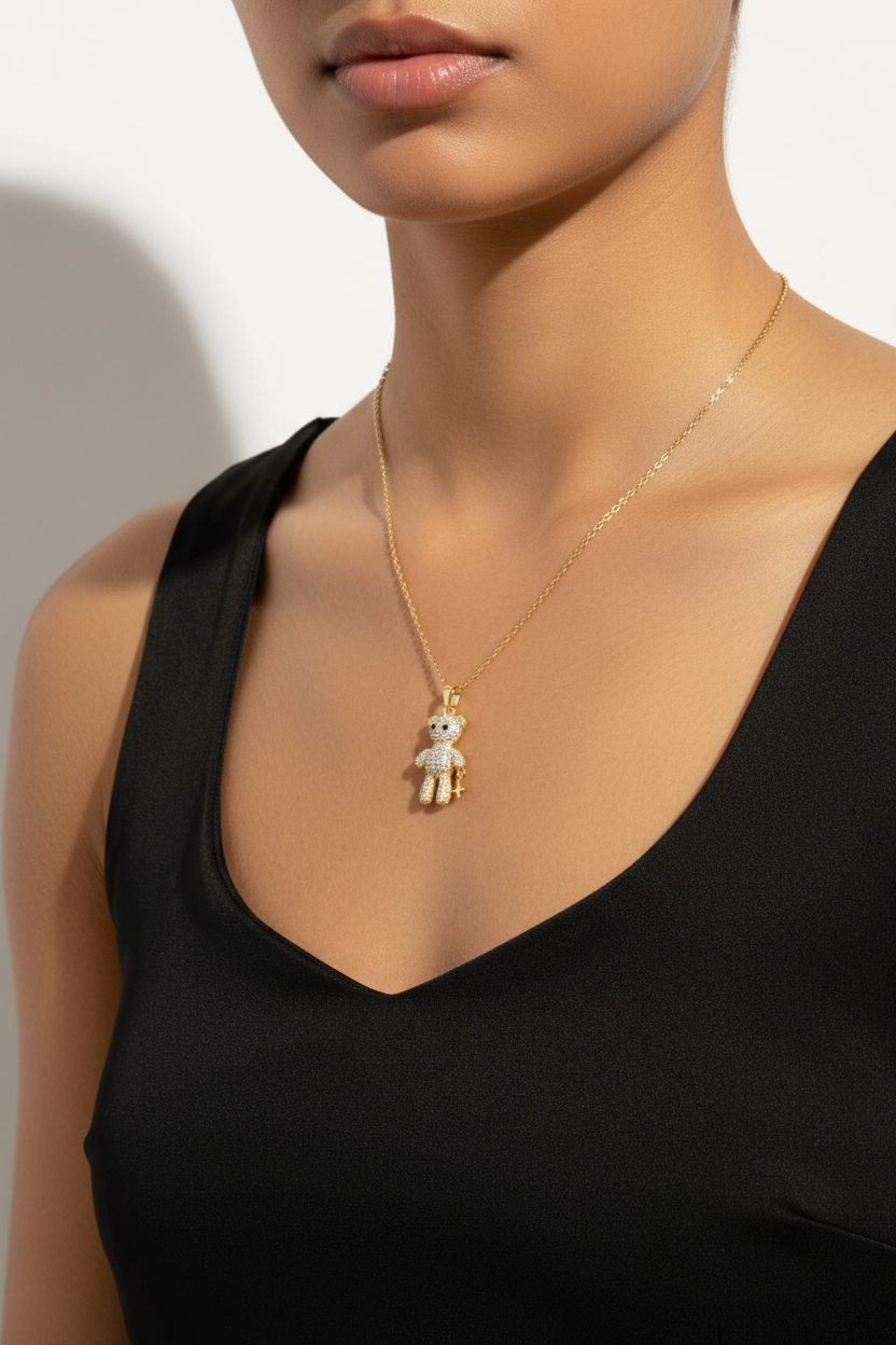 Bear Pendant Necklace