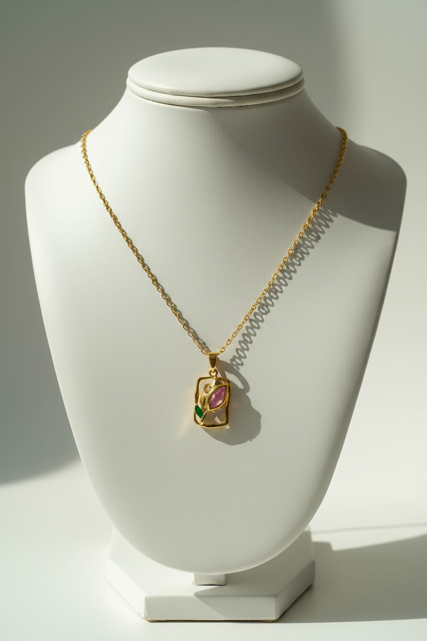 The Rose Pendant Necklace